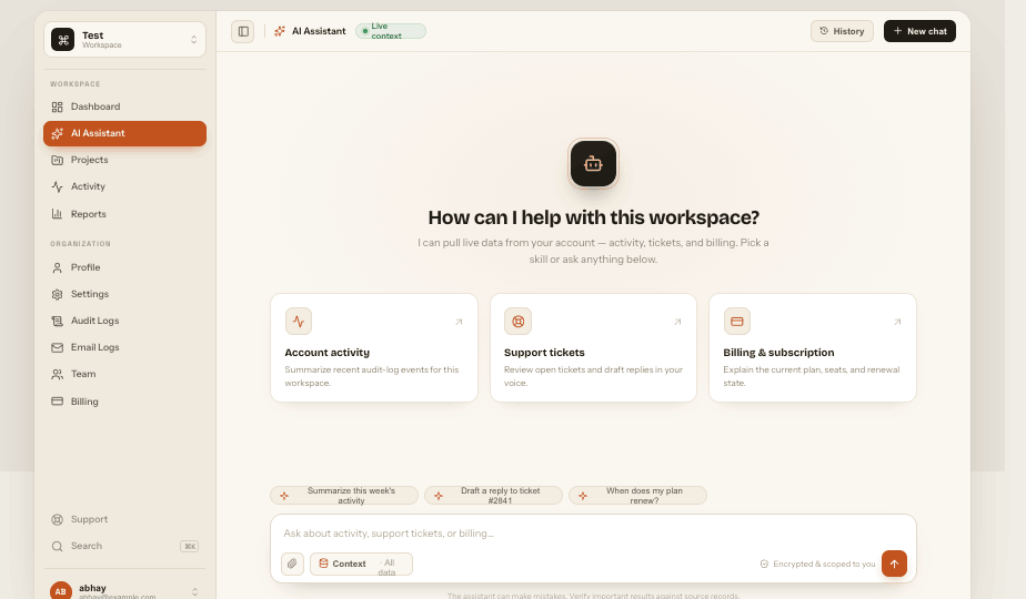 RailsPilot AI assistant chat